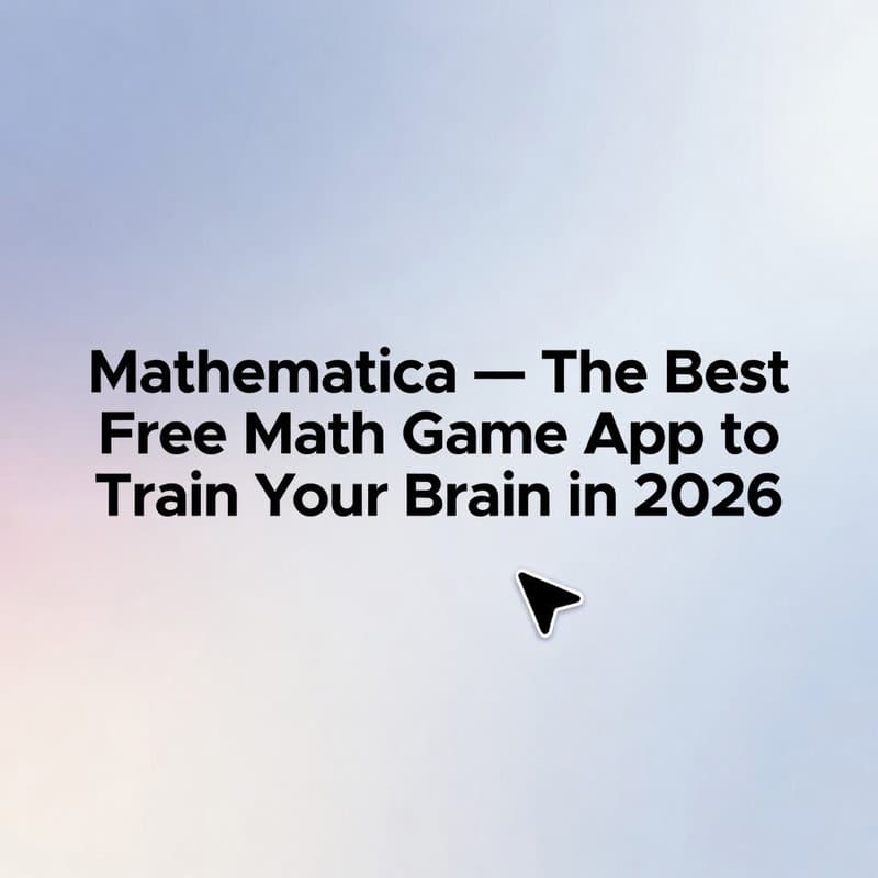 Mathematica — The Best Free Math Game App to Train Your Brain in 2026